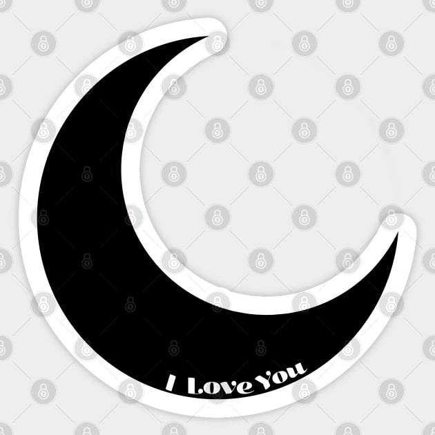 To the Moon and Back Sticker by LaurenPatrick